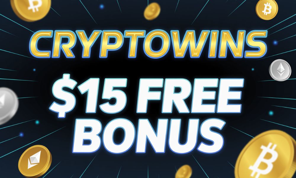 CryptoWins $15 Free Bonus