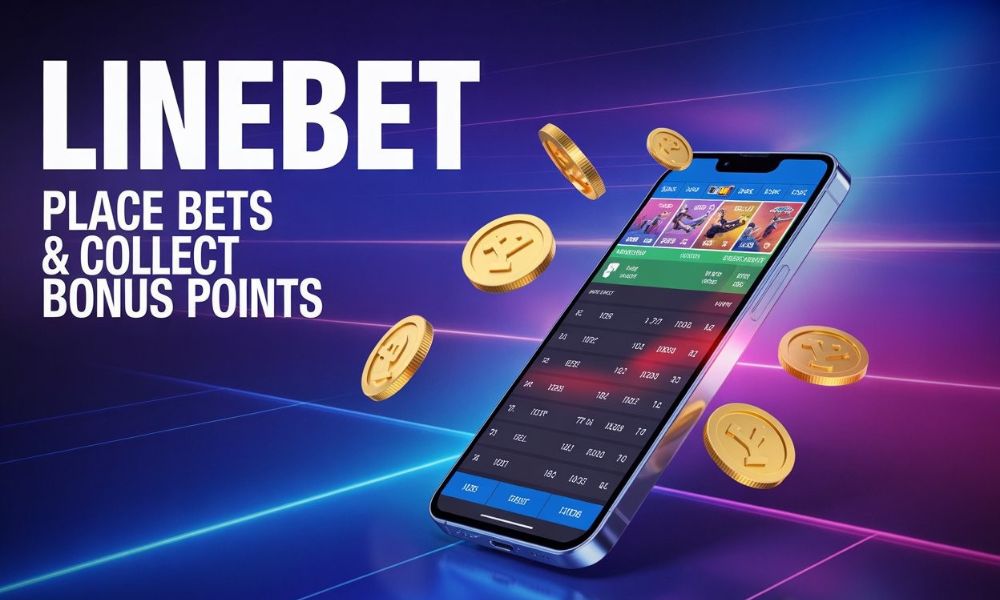 Place bets and collect bonus points at Linebet