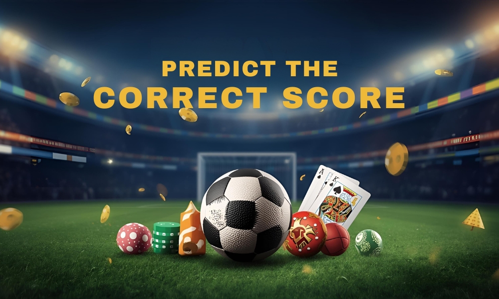 Predict the correct score to get a free bet