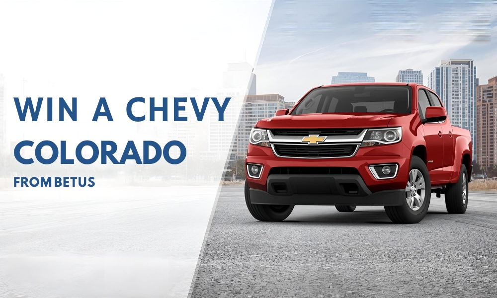Win a Chevy Colorado from BetUS