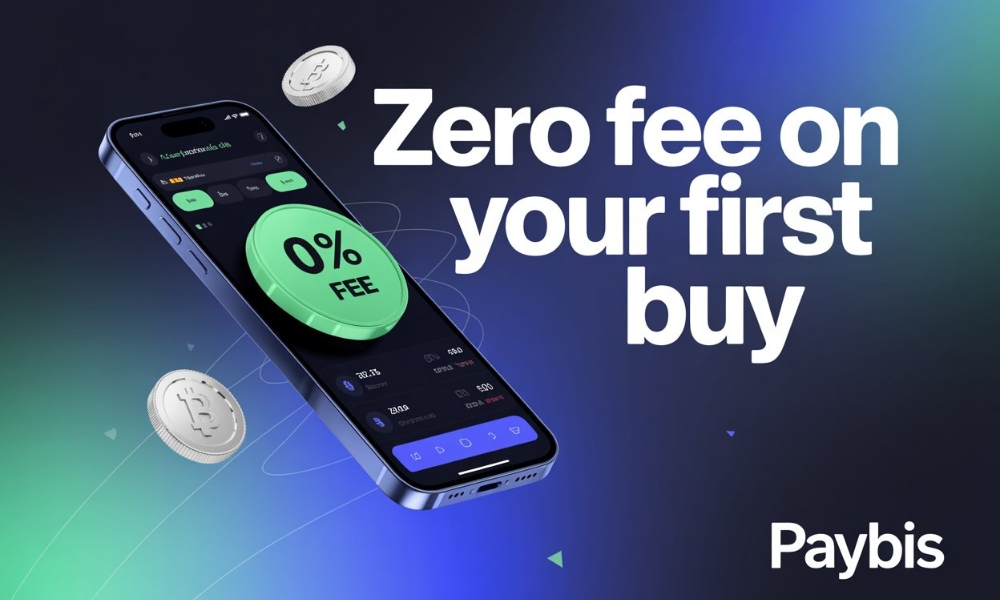 Zero Fee on Your First Buy with Paybis